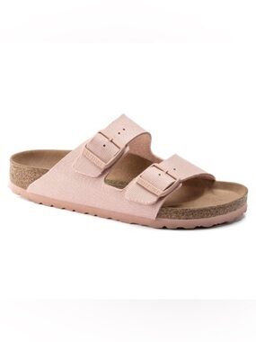 BIRKENSTOCK ARIZONA VEGAN SANDAL SOFT PINK size 40 NWT